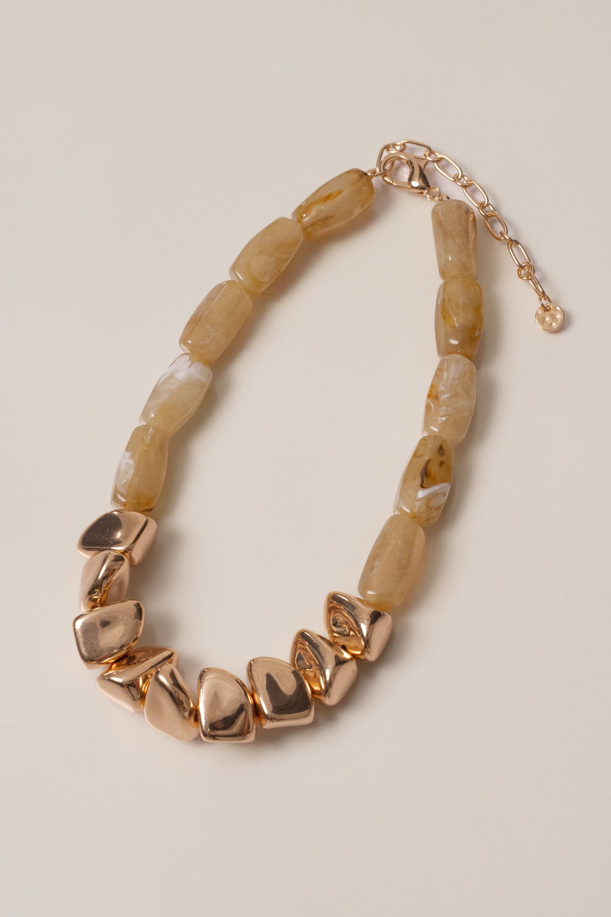 Ivory Alessia Beaded Necklace