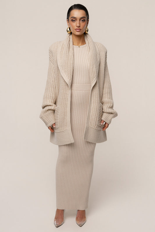 Stone Hazel Knit Cardigan