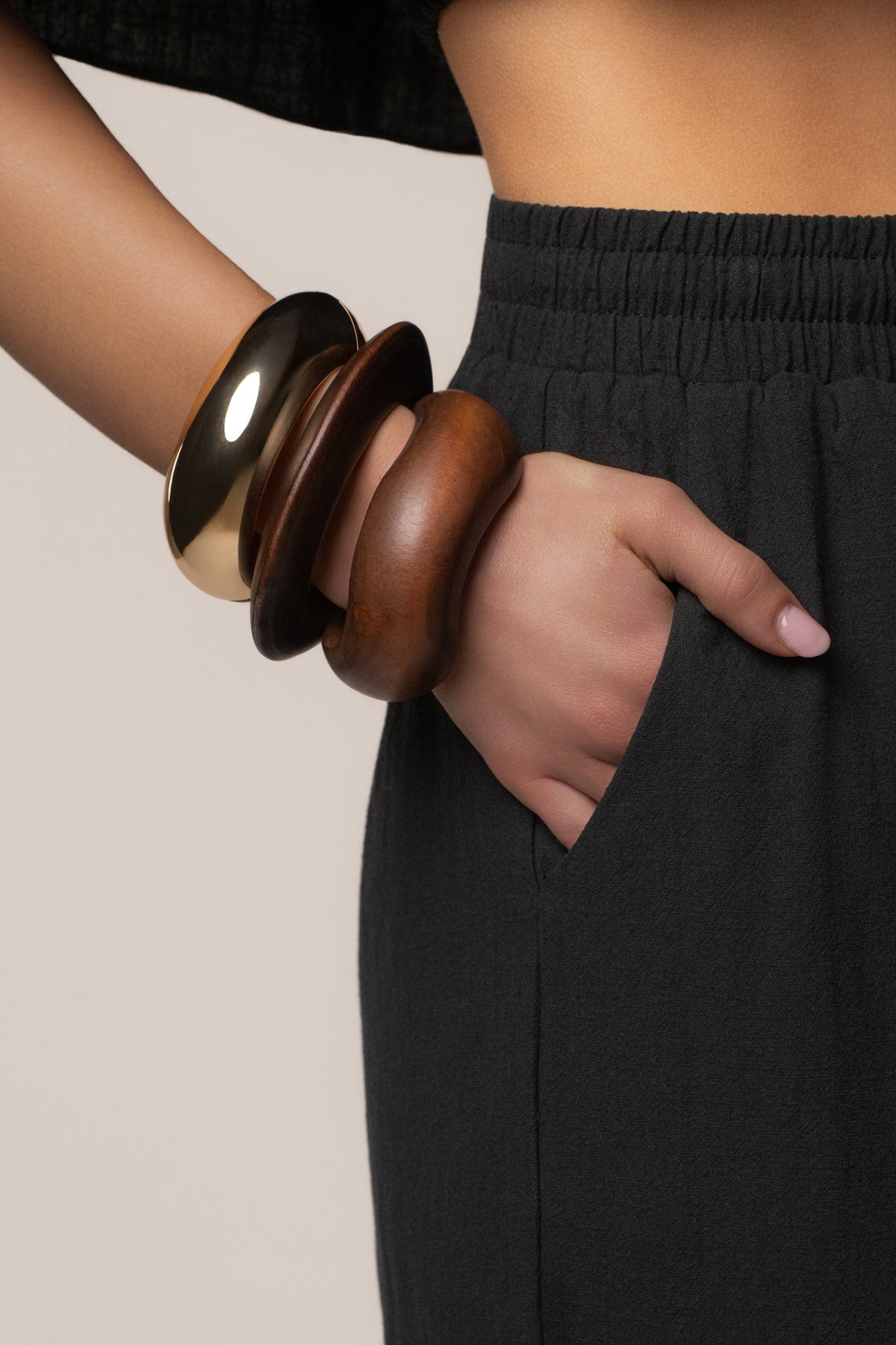 Gold Kora Bracelet Set