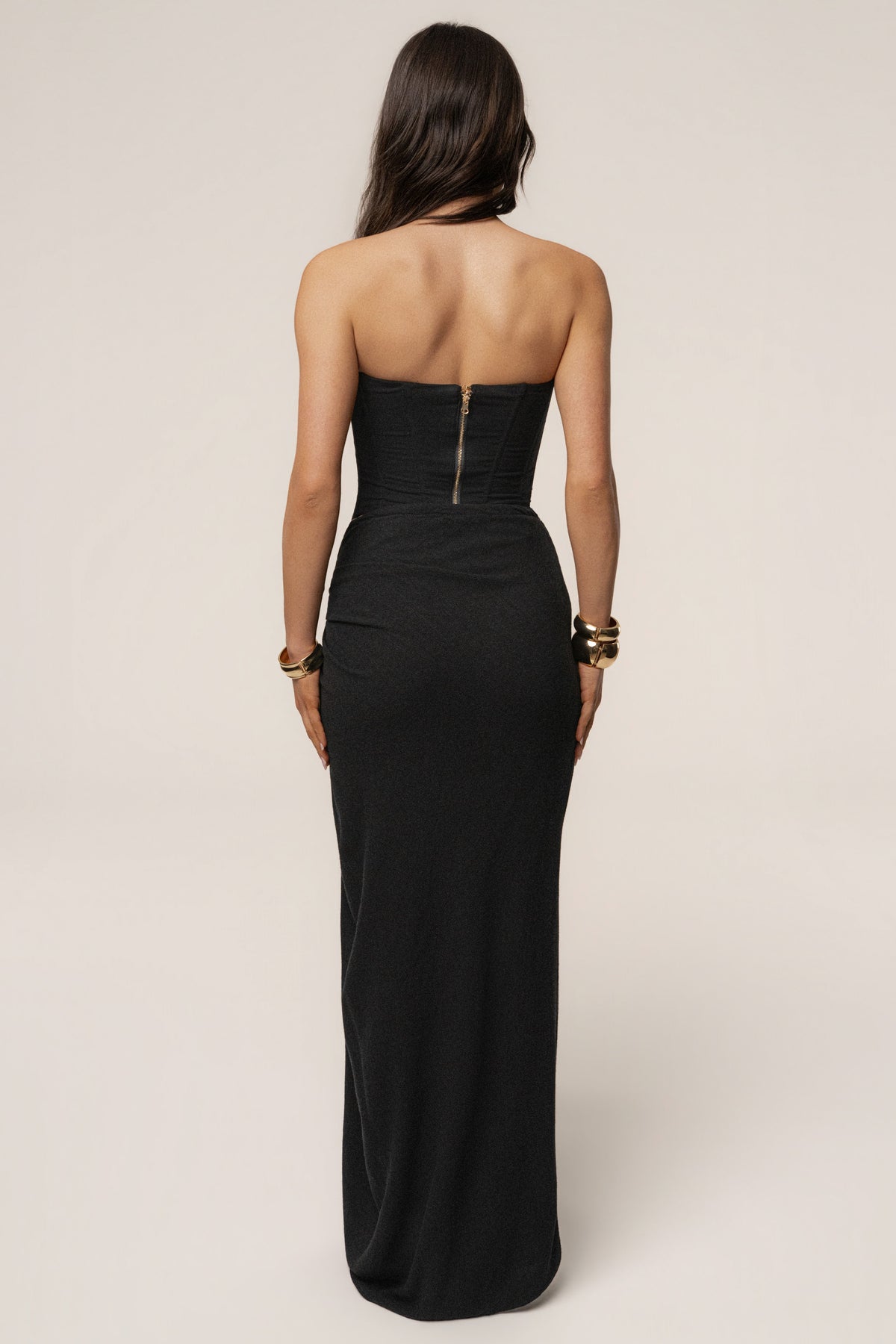 Black Fenix Reversible Linen Corset