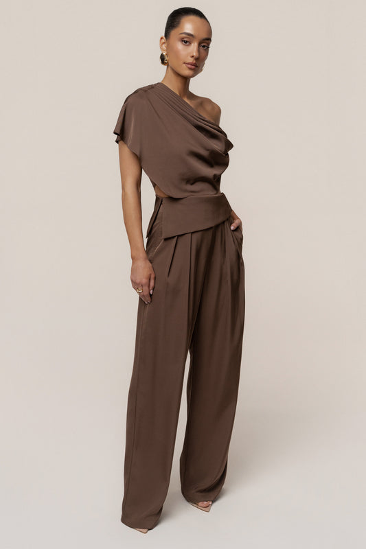 Chocolate Executive Trousers