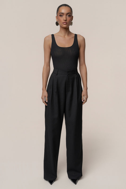 Black Refined Moments Trouser