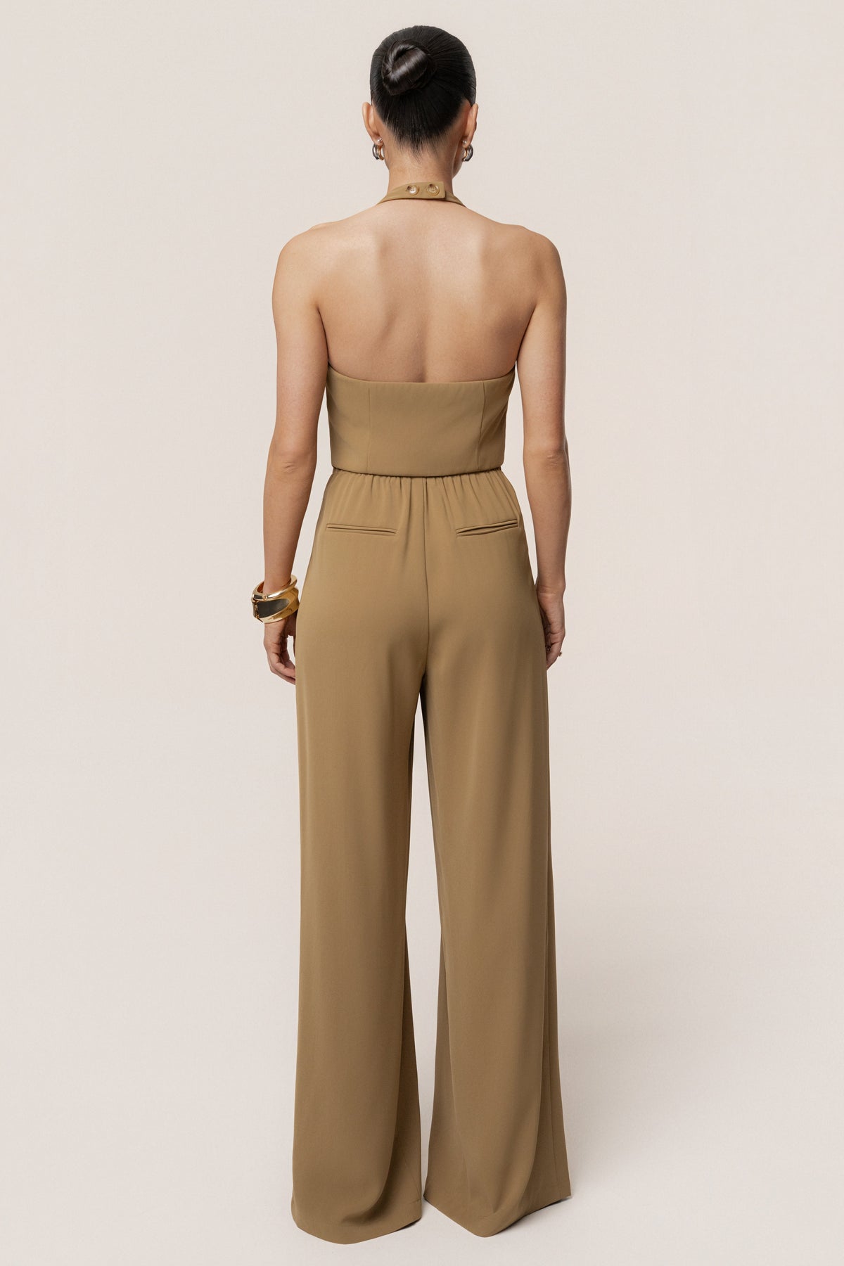 Olive Signature Elegance Trousers