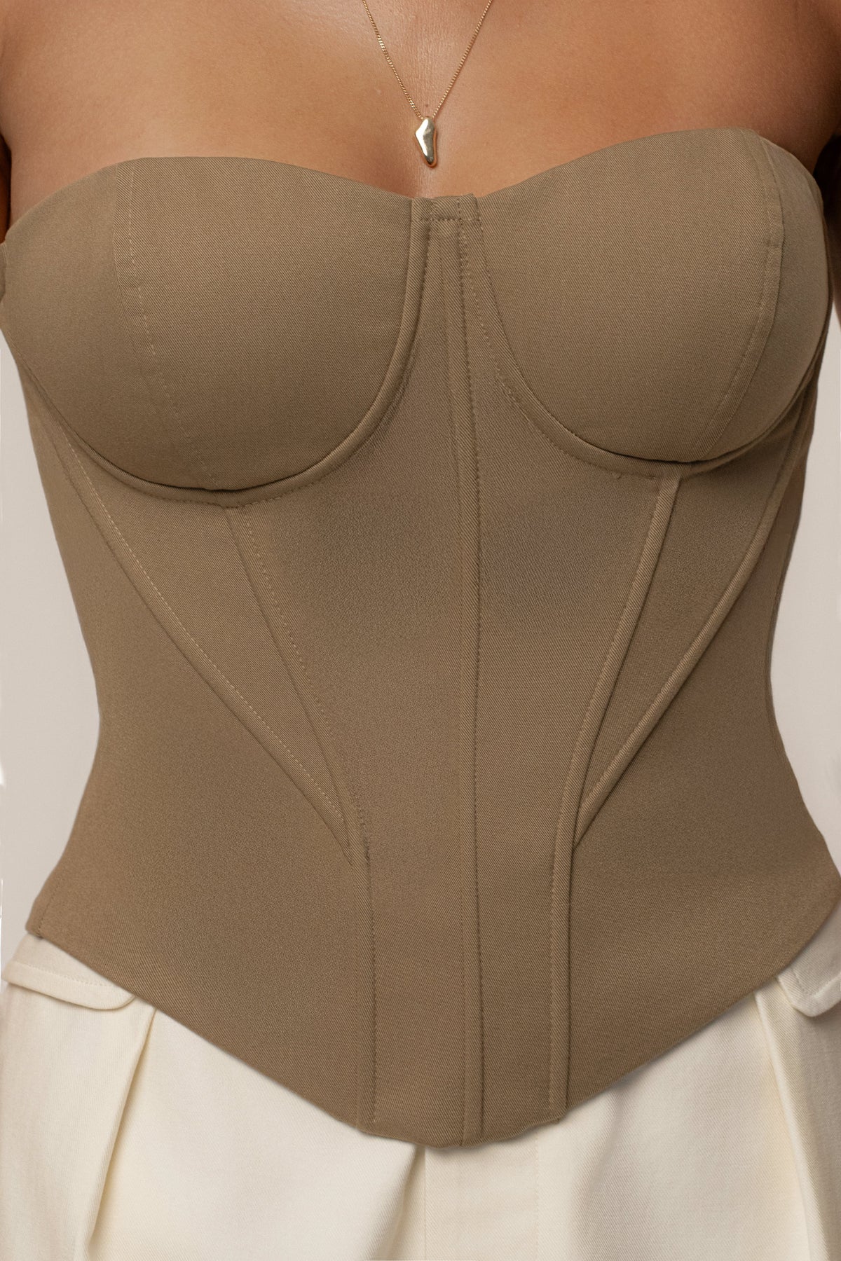 Tan Sunset Tides Corset