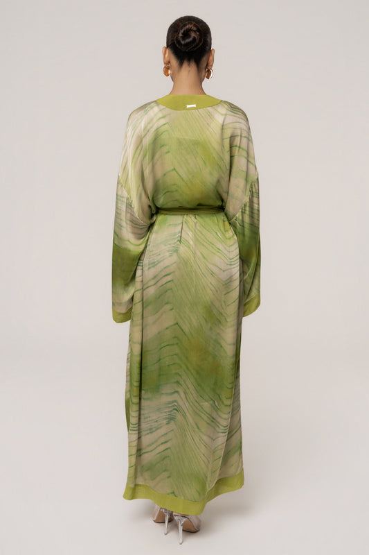 Green Bahía Satin Duster