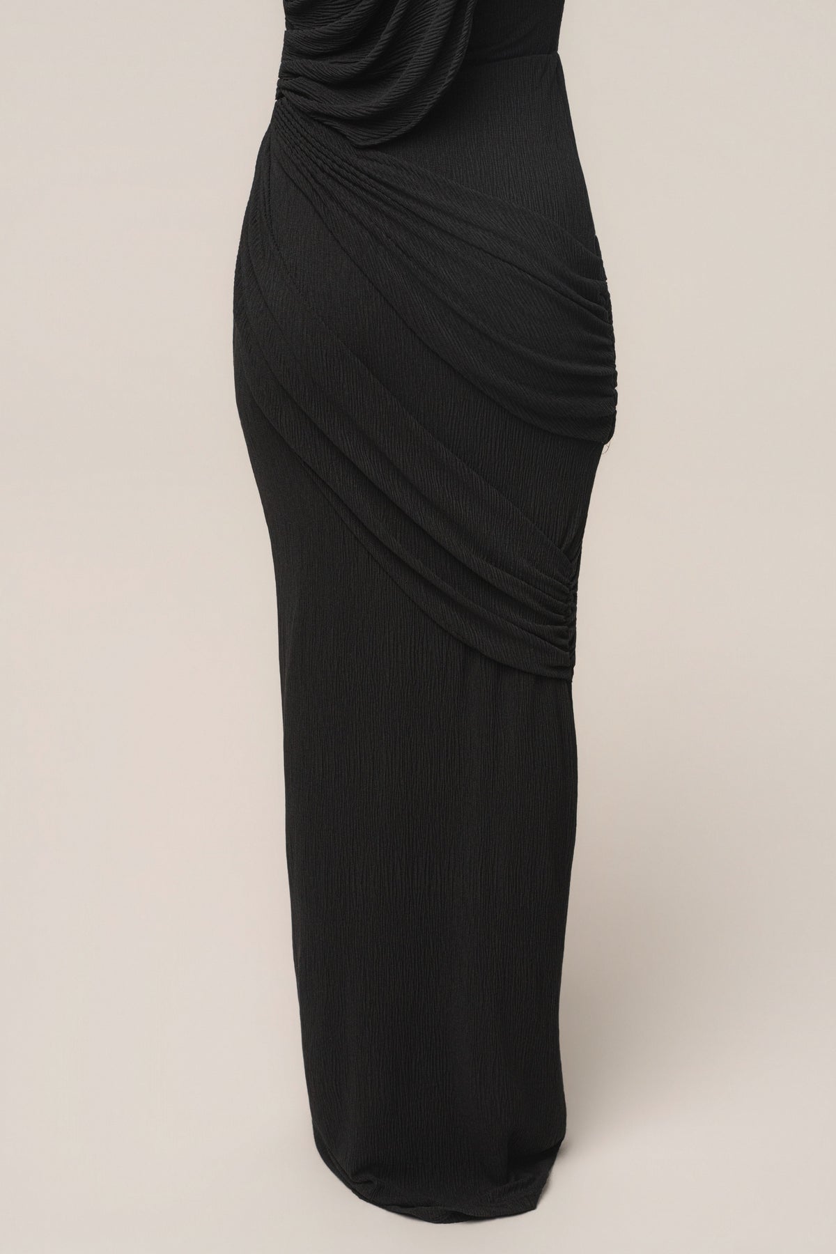 Black Paradise Hills Maxi Skirt