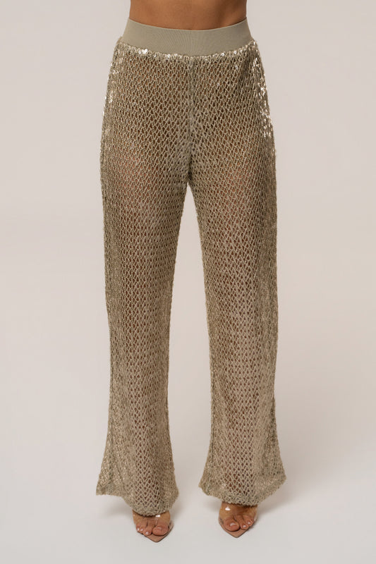 Sage High Seas Sequin Pant
