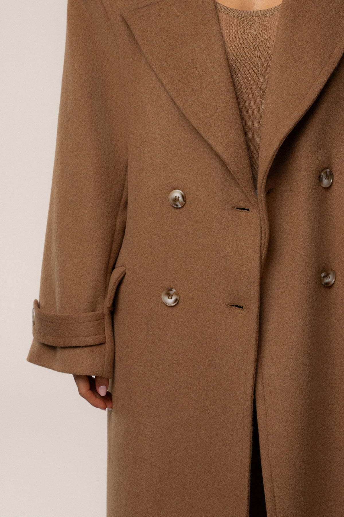 Camel Empire Longline Coat