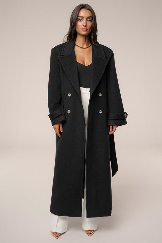 Black Empire Longline Coat