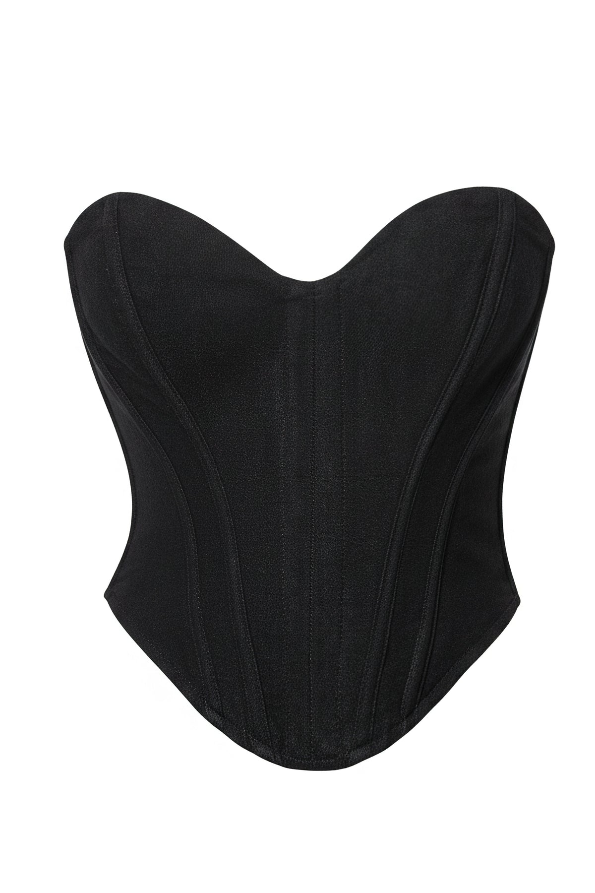 Black Beyond The Sea Linen Corset