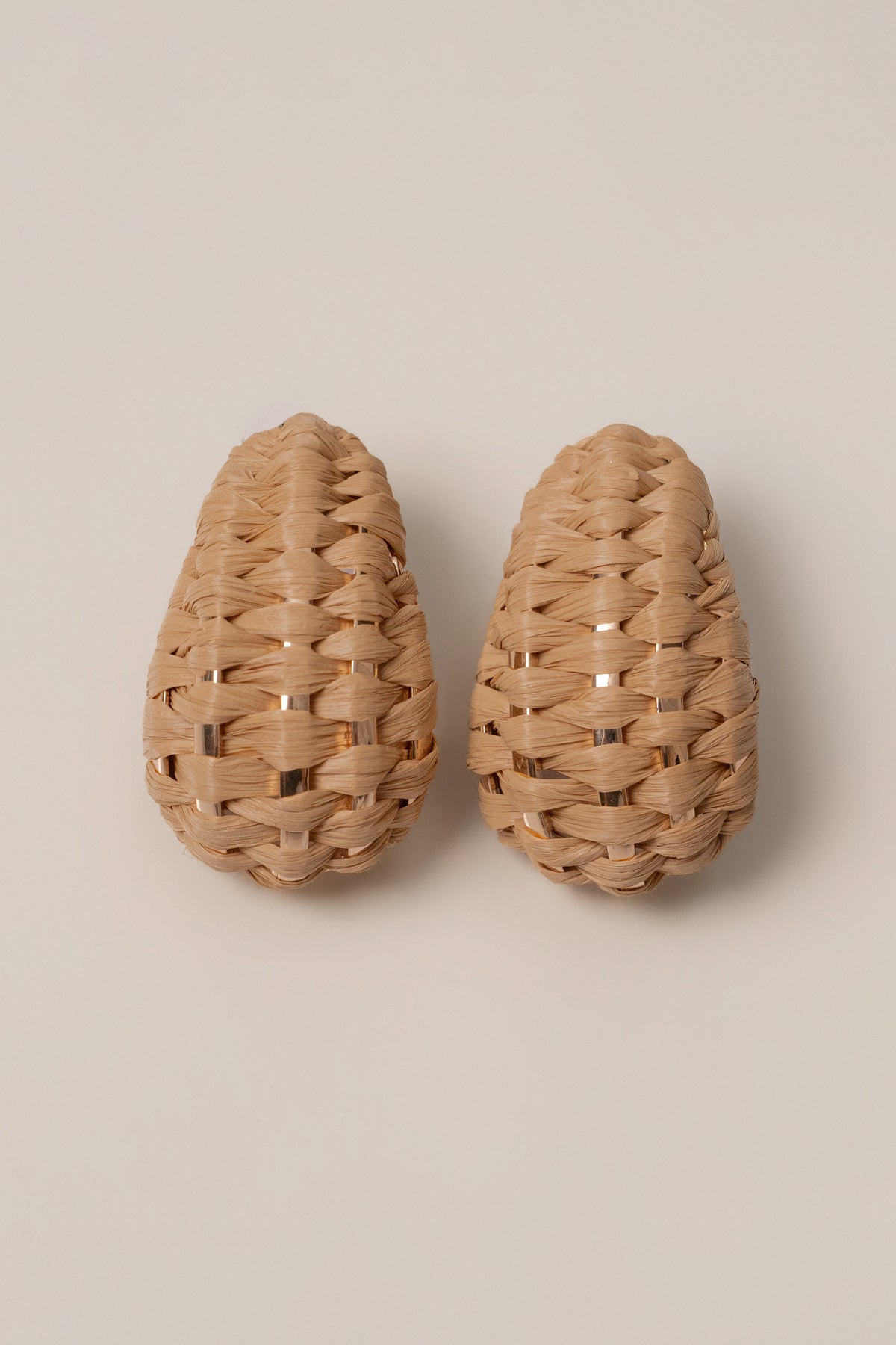Natural Tulum Texture Earrings