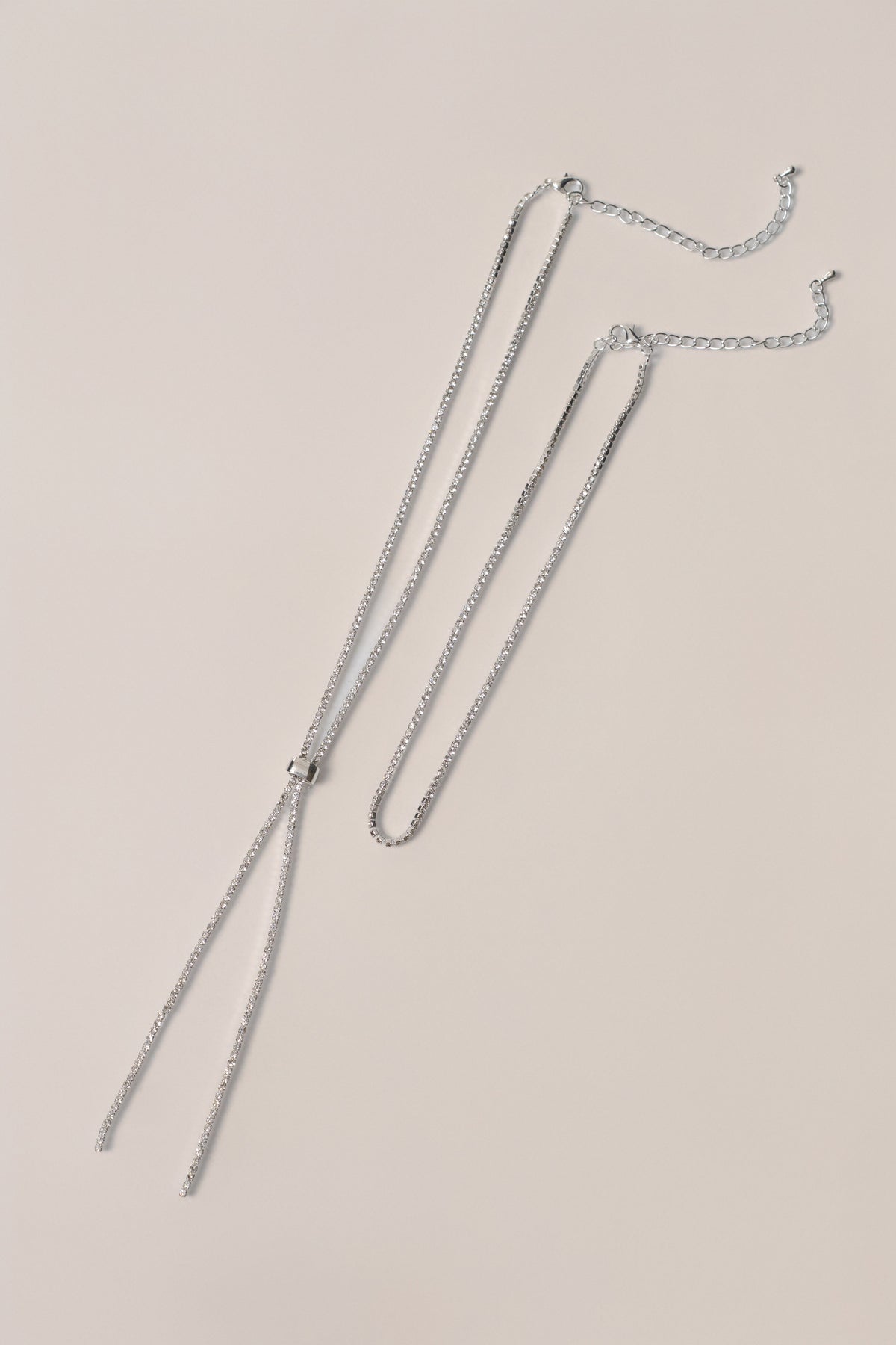 Silver  Arie Layered Necklace