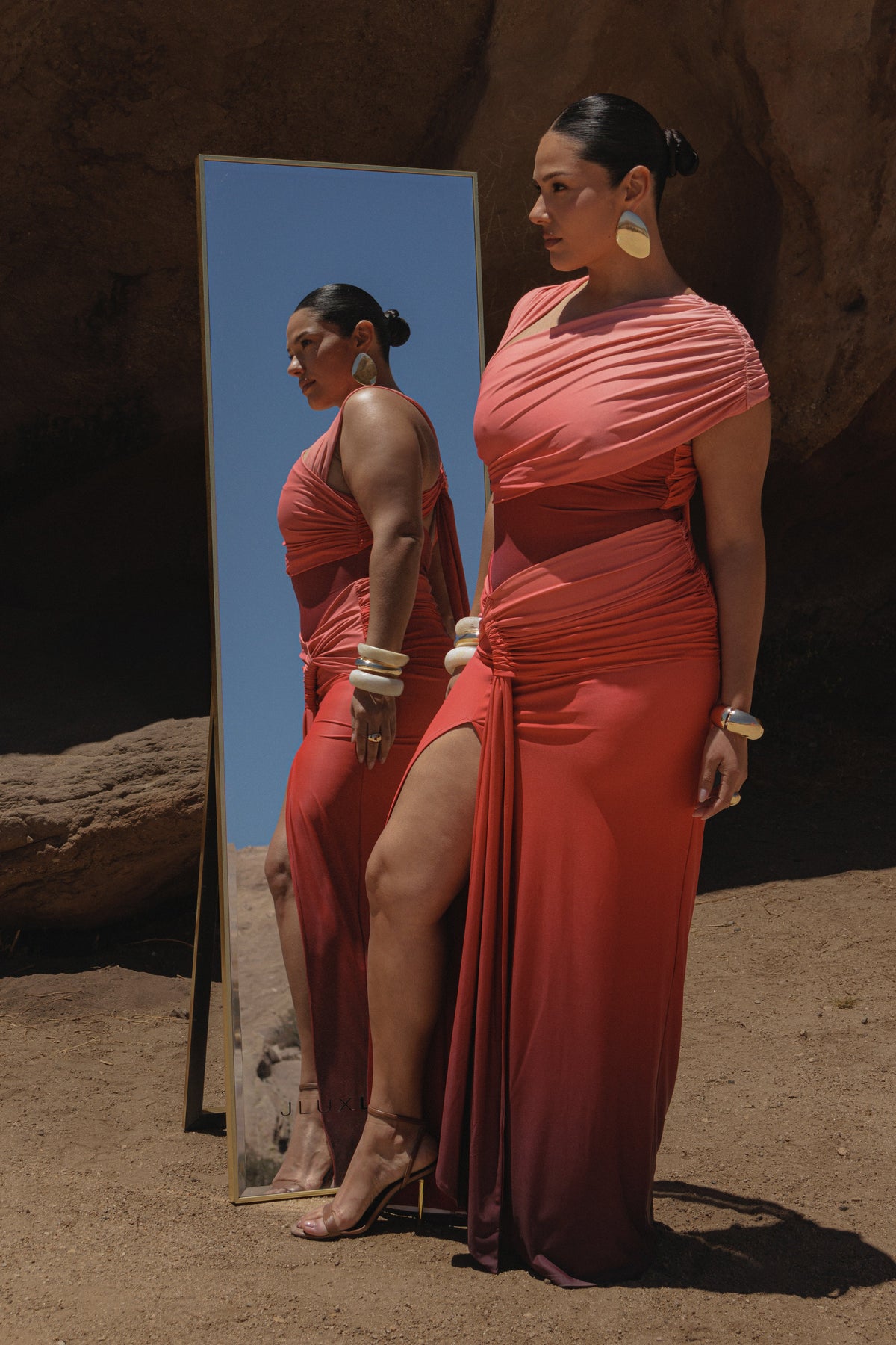 Terra Sol Muse Draped Maxi Skirt
