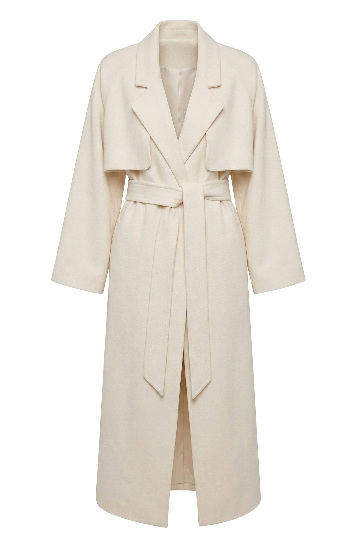 Ivory Cloud Woven Coat