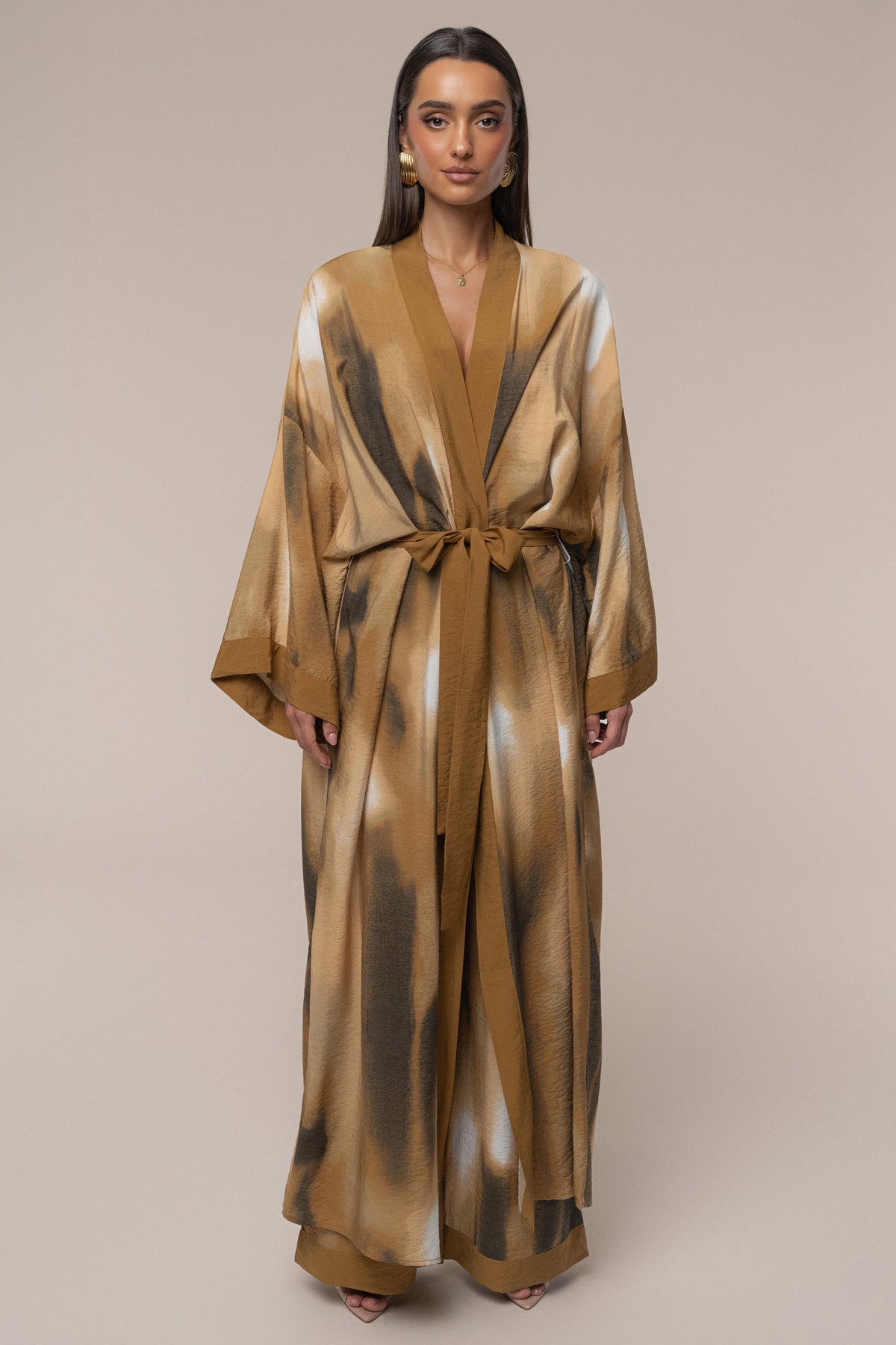 Brown Desert Oasis Duster