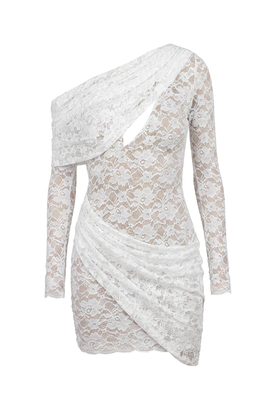 White Midnight Romance Lace Dress