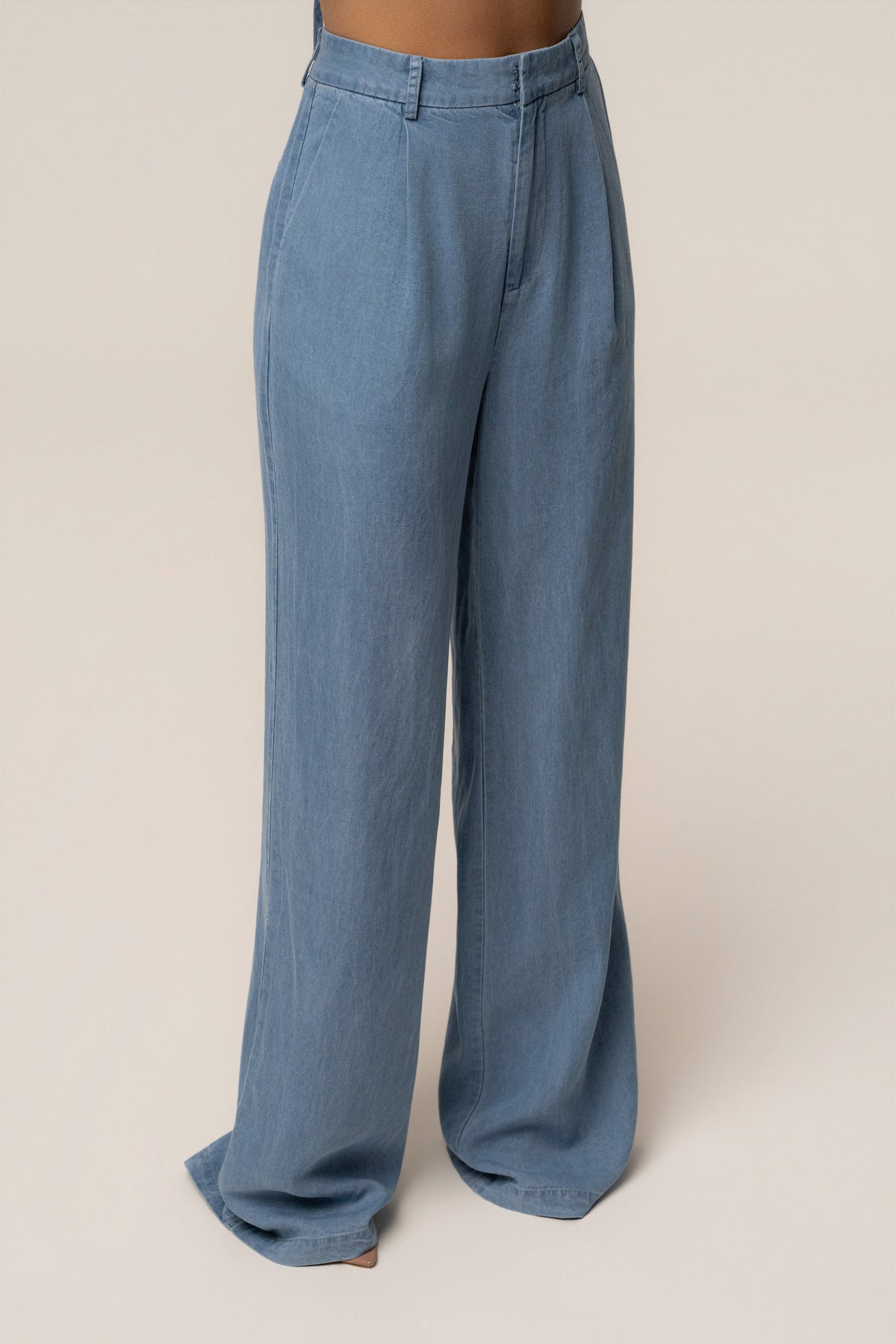 Chambray Downtown Pant