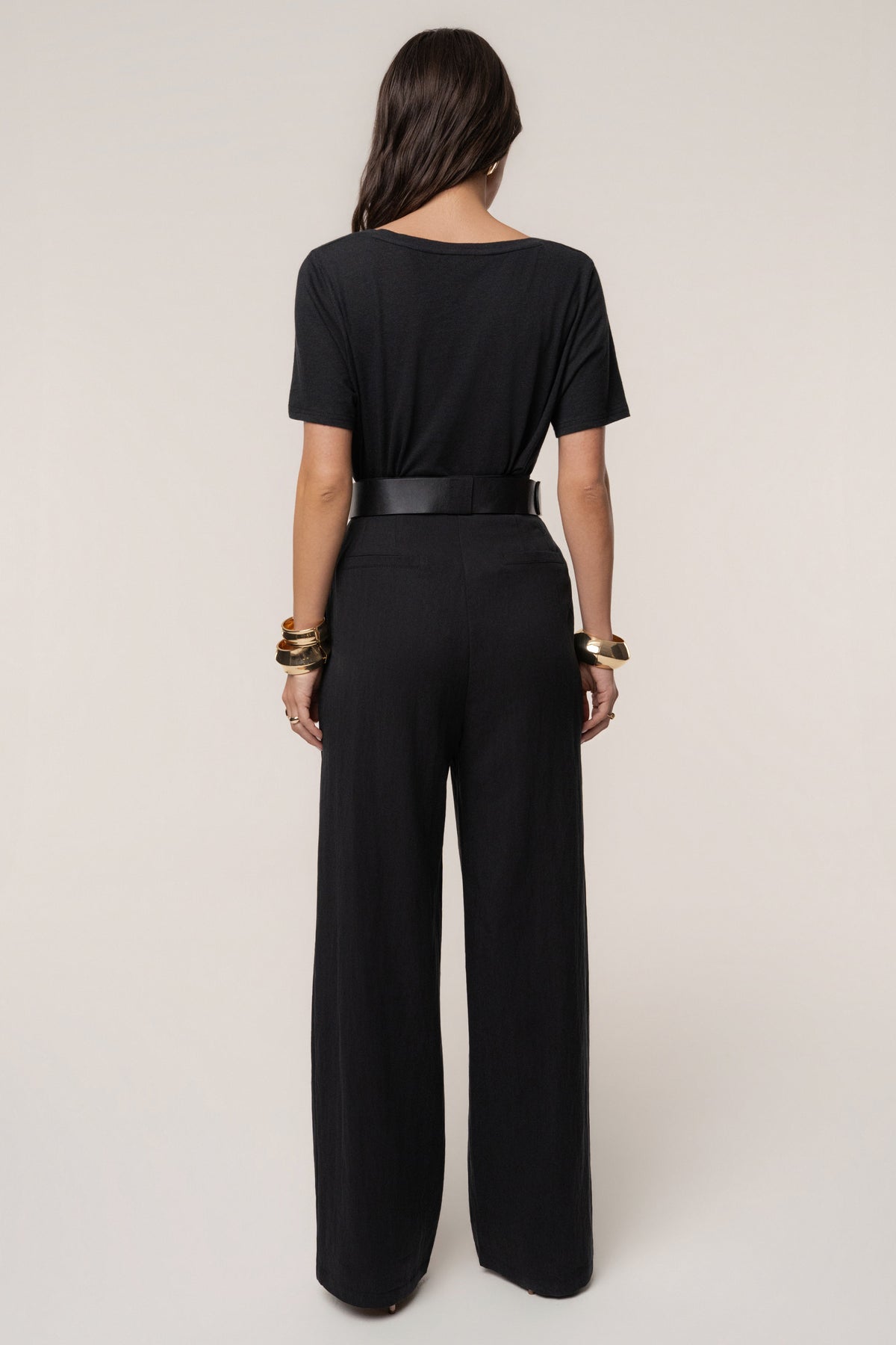 Black Stay Ready Trouser