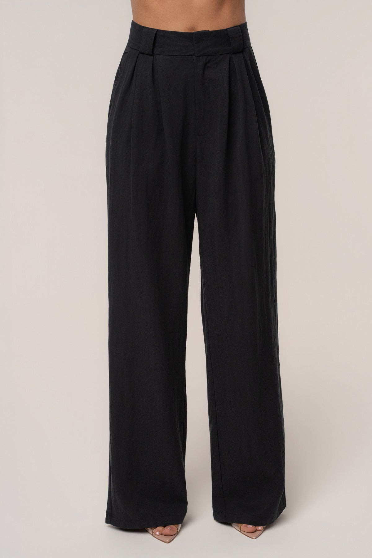 Black Stay Ready Trouser