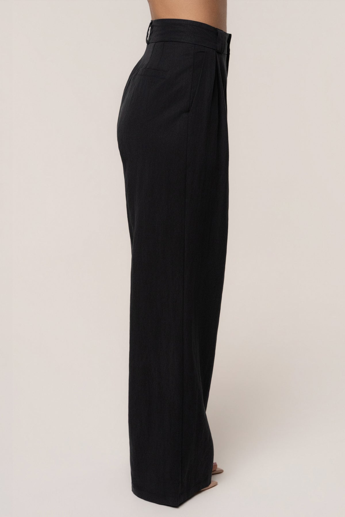 Black Stay Ready Trouser