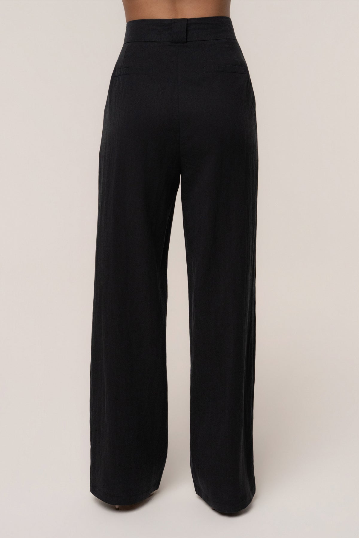 Black Stay Ready Trouser