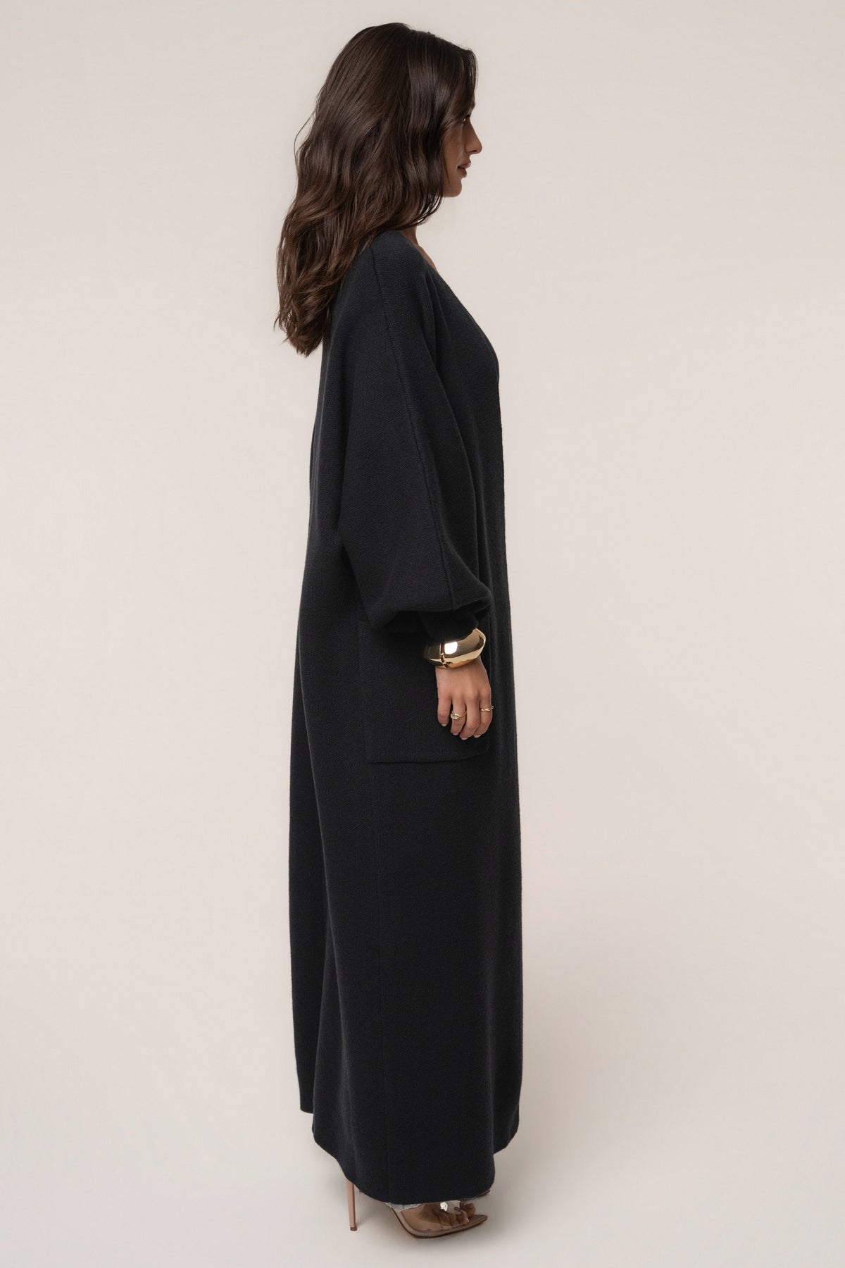 Black Soft Embrace Cardigan