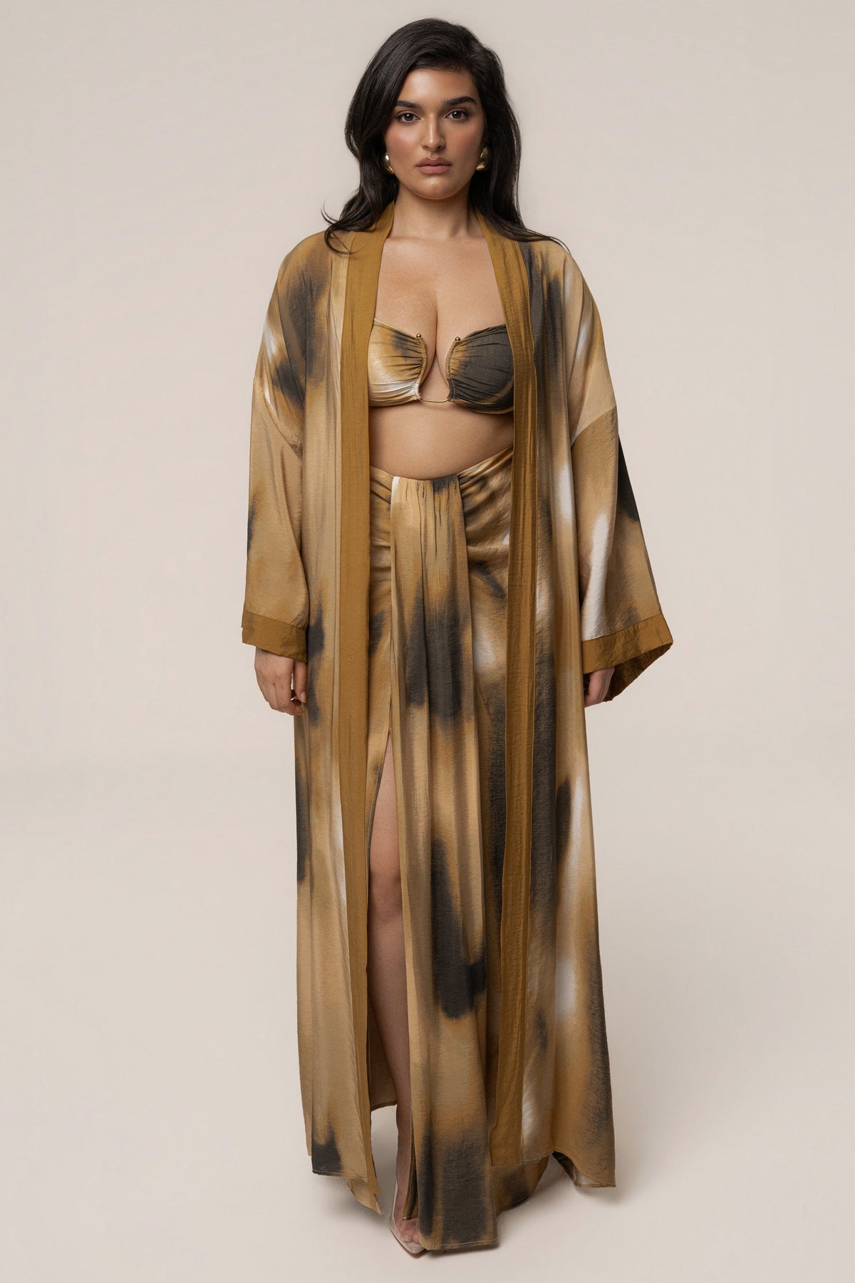 Brown Desert Oasis Duster