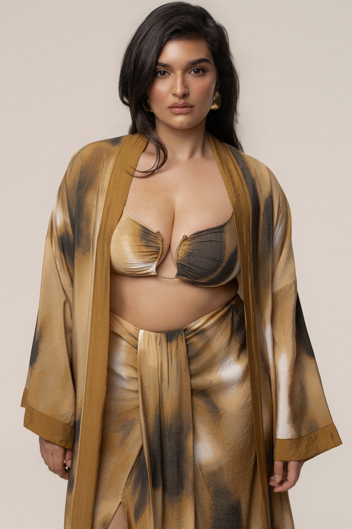 Brown Desert Oasis Duster