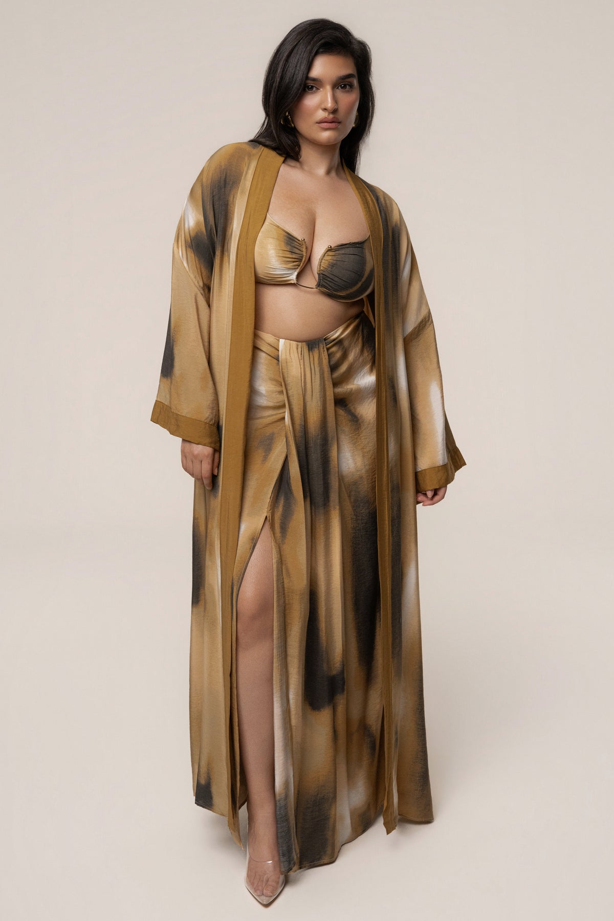 Brown Desert Oasis Duster