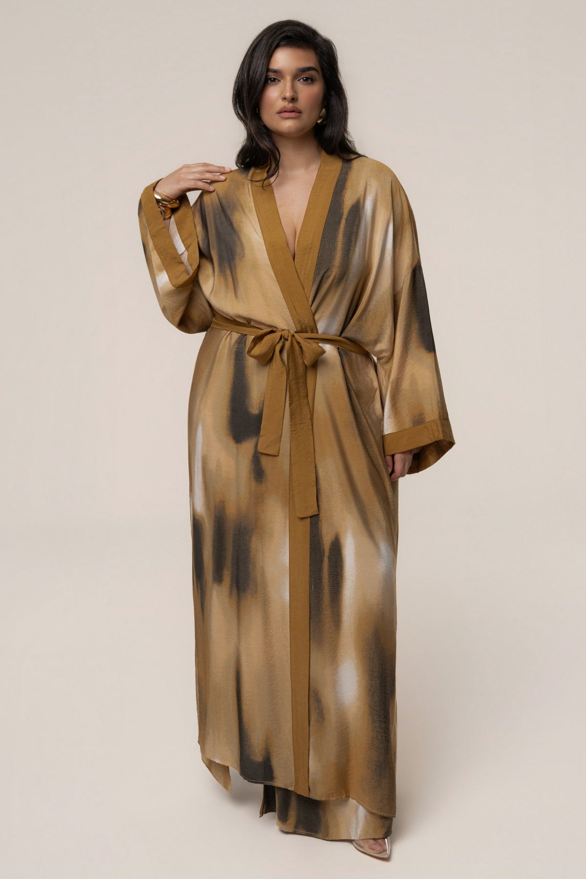 Brown Desert Oasis Duster