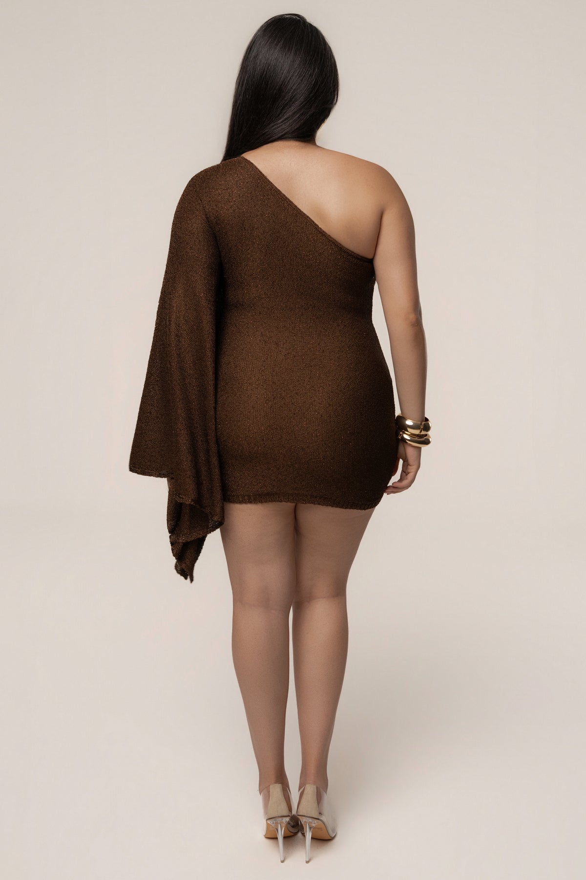 Bronze Lumiere Sequin Mini Dress