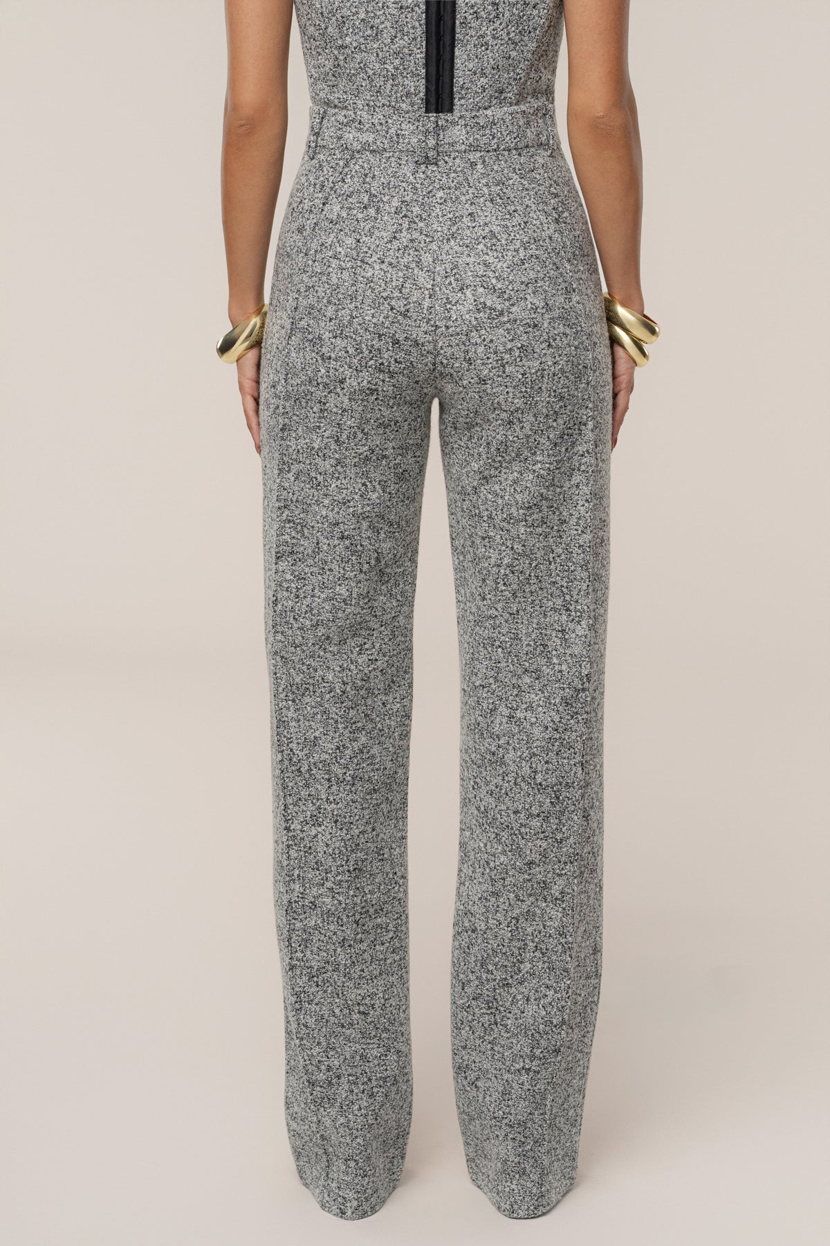 Lt. Grey Stay Sharp Tweed Trouser