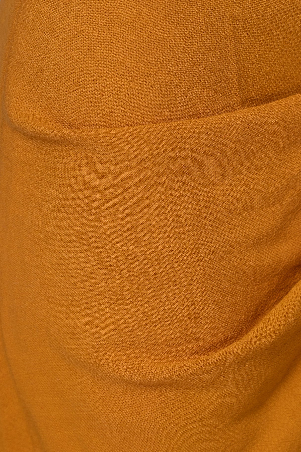 Yellow Noelia Linen Slit Skirt