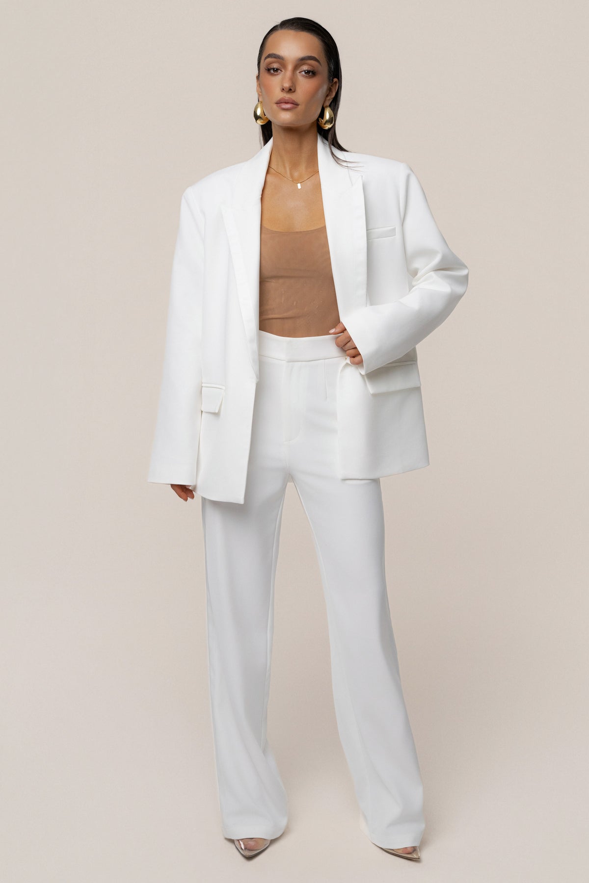 Ivory Suite Life Woven Pant