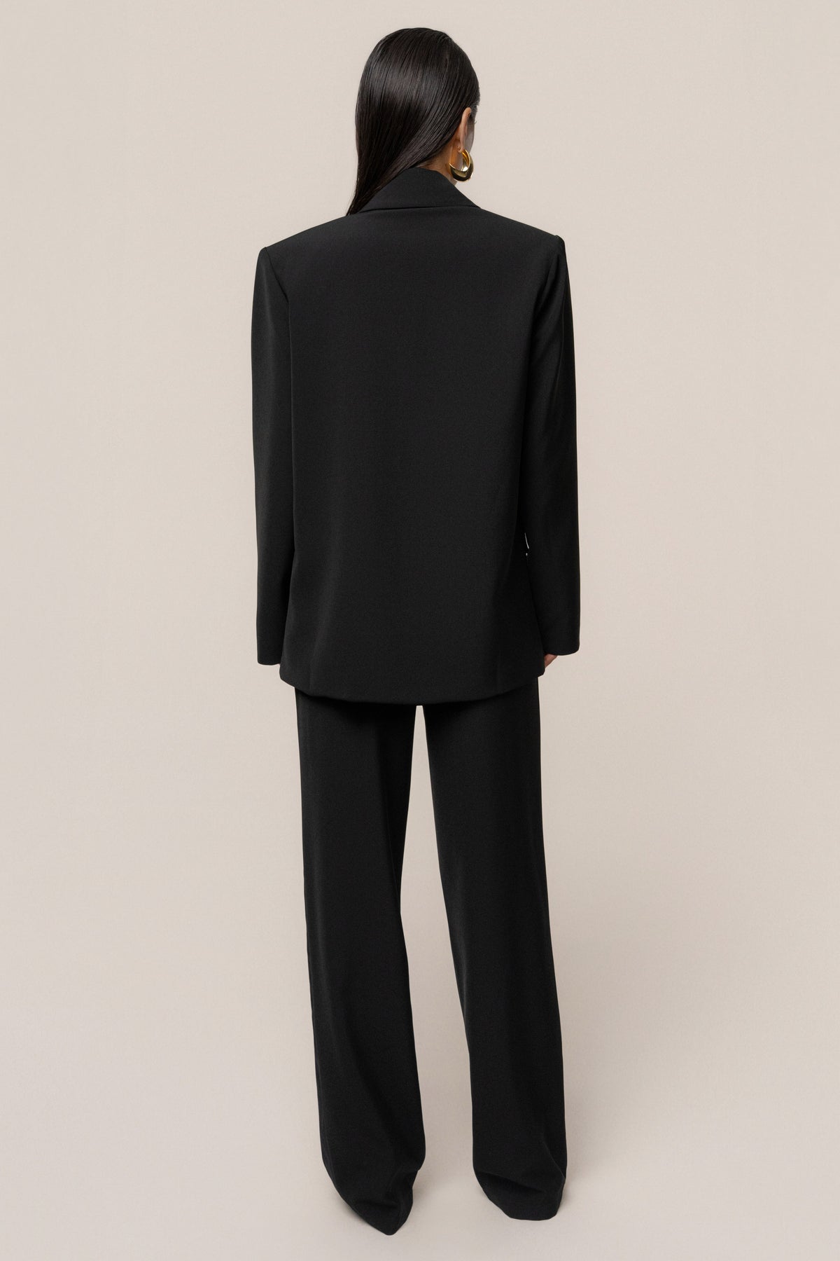 Black Suite Life Woven Pant