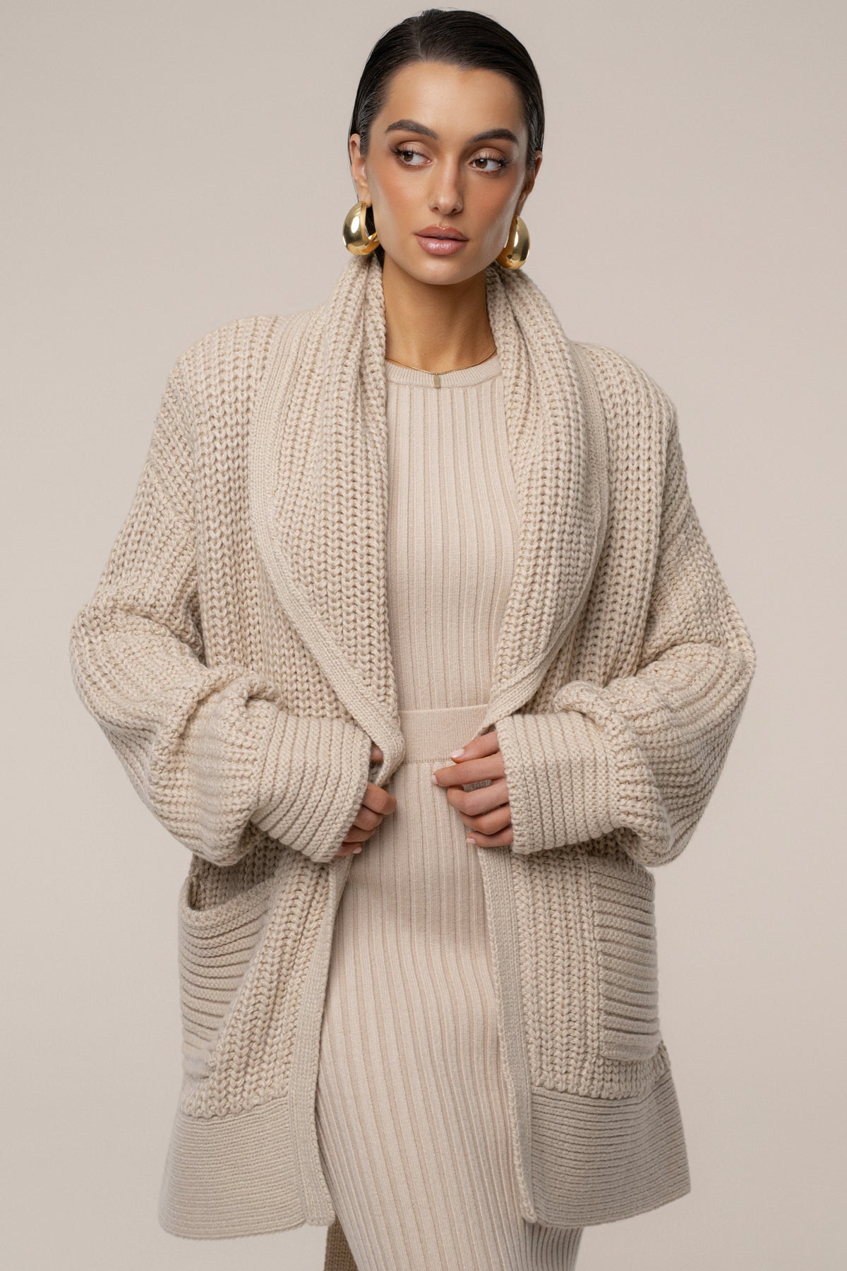 Stone Hazel Knit Cardigan