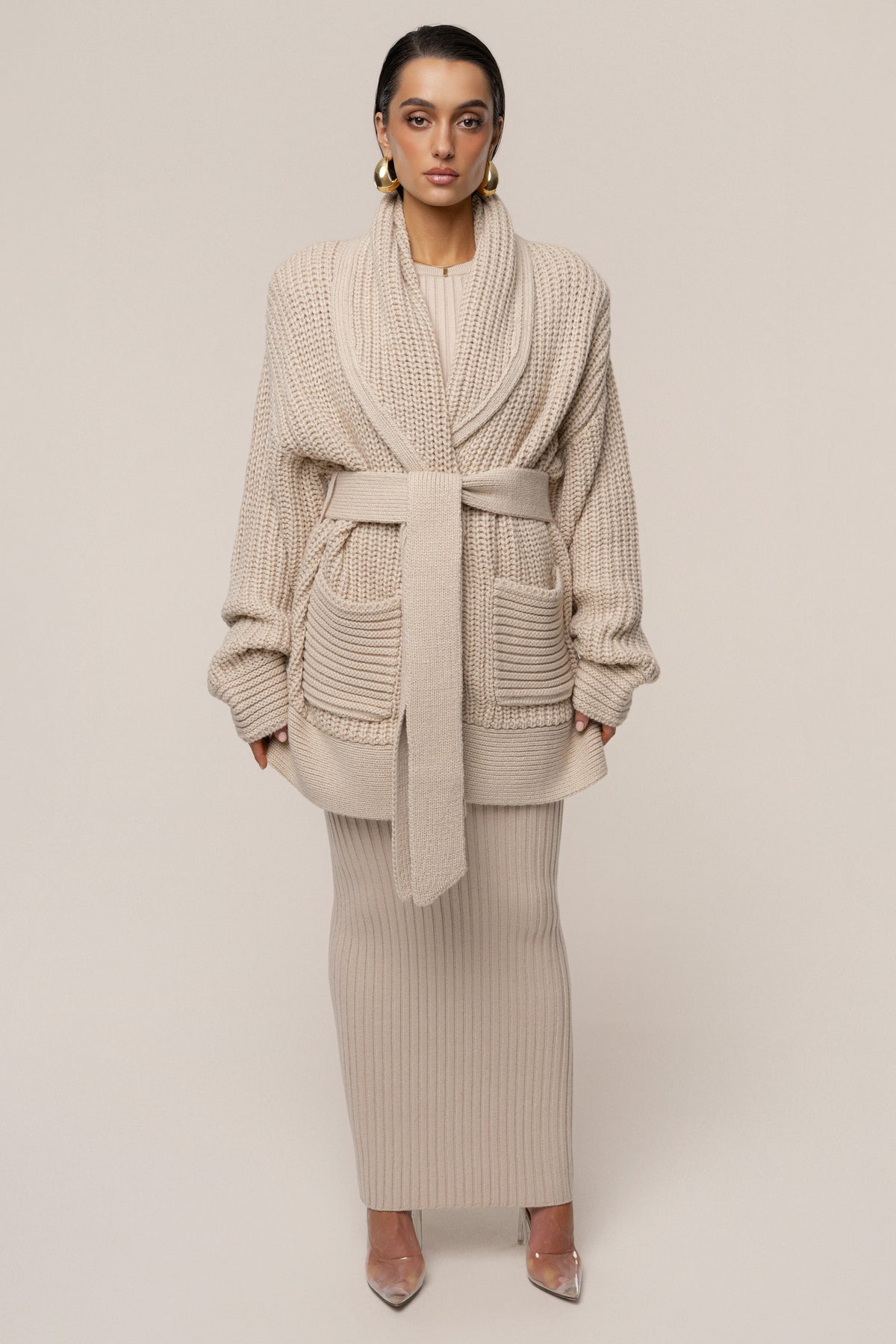 Stone Hazel Knit Cardigan