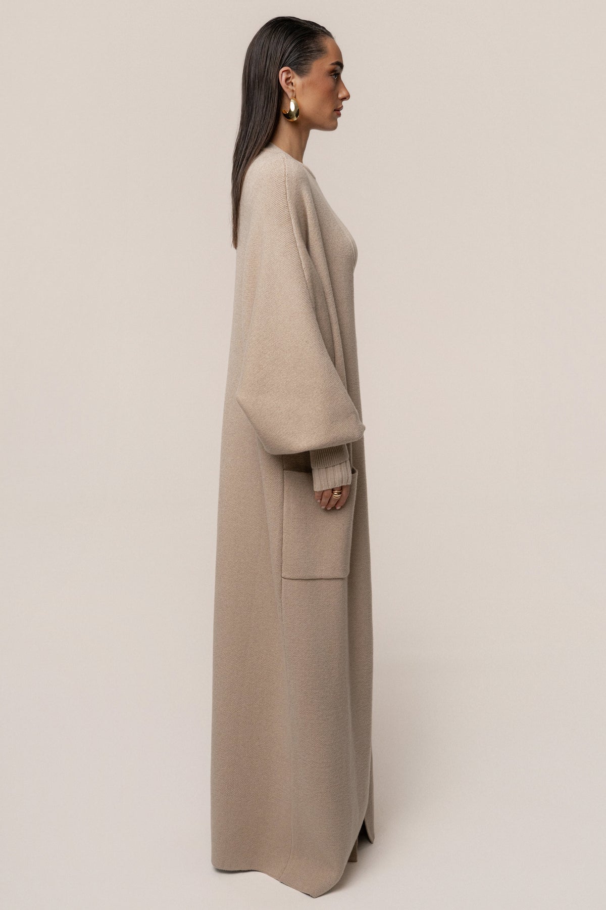 Beige Soft Embrace Cardigan
