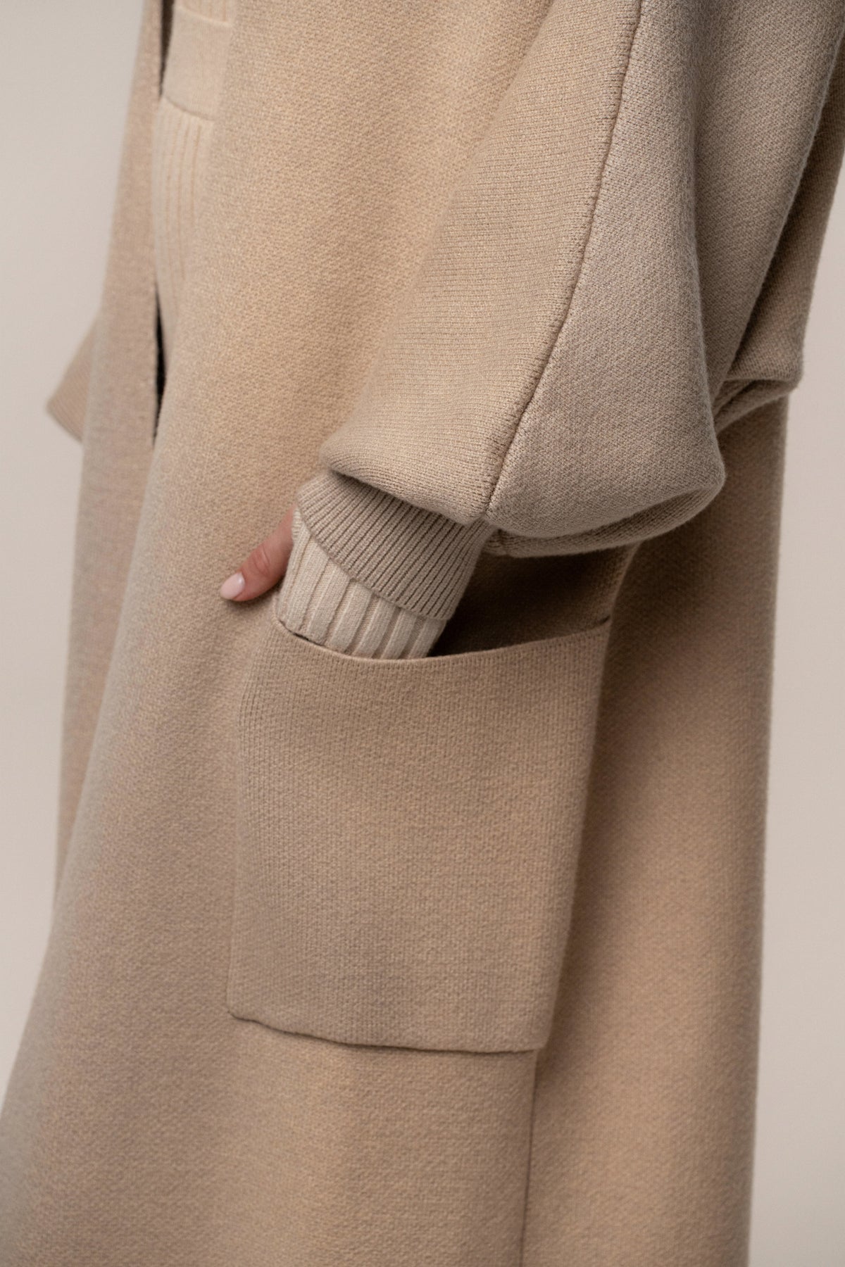 Beige Soft Embrace Cardigan