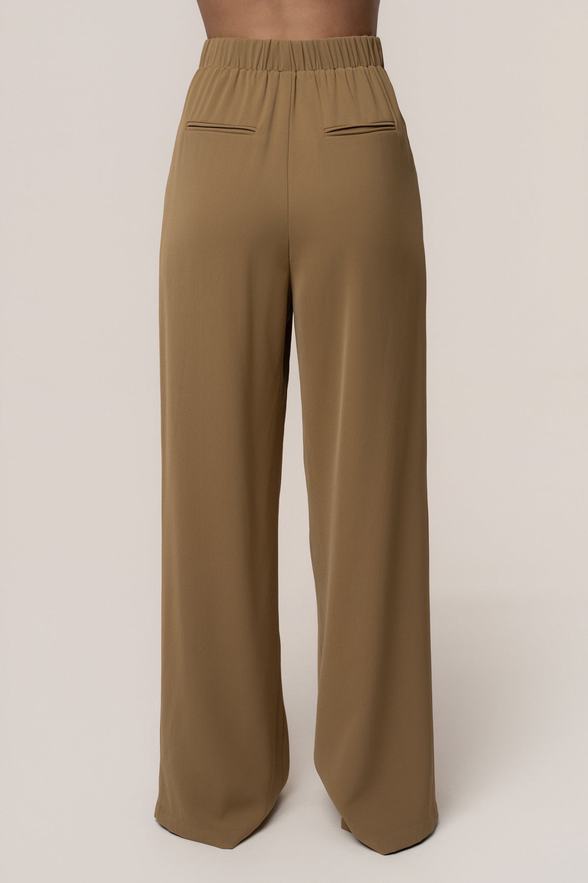 Olive Signature Elegance Trousers