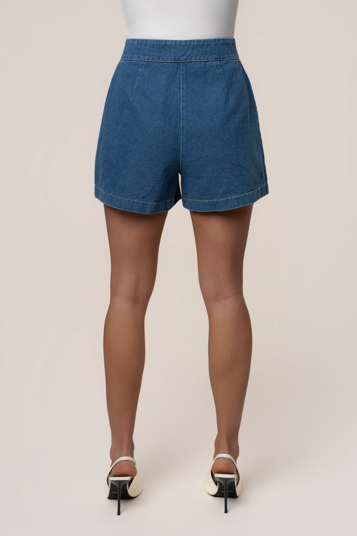 Medium Wash City Stroll Denim Shorts