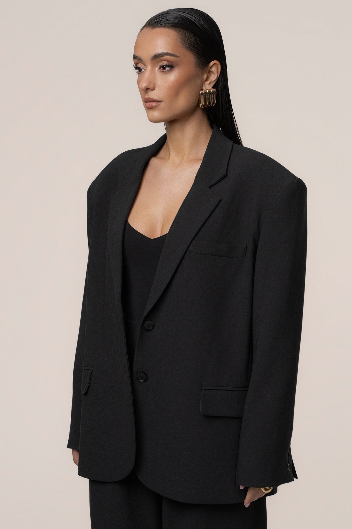Black Core Standard Blazer