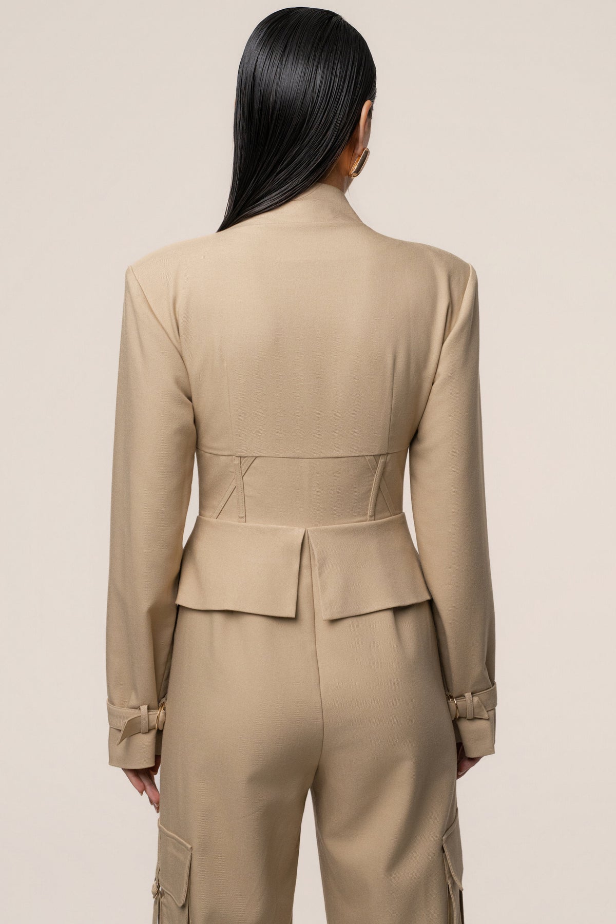Stone Day Off Cargo Jumpsuit