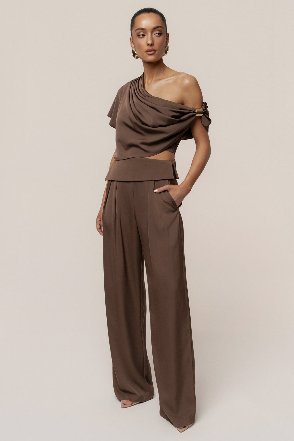 Chocolate Executive Trousers