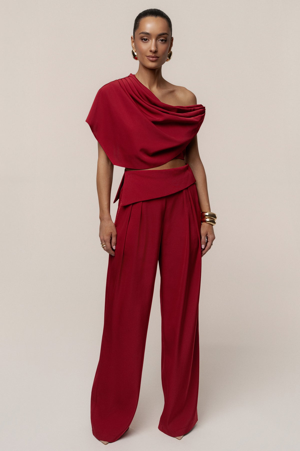 Red Executive Trousers