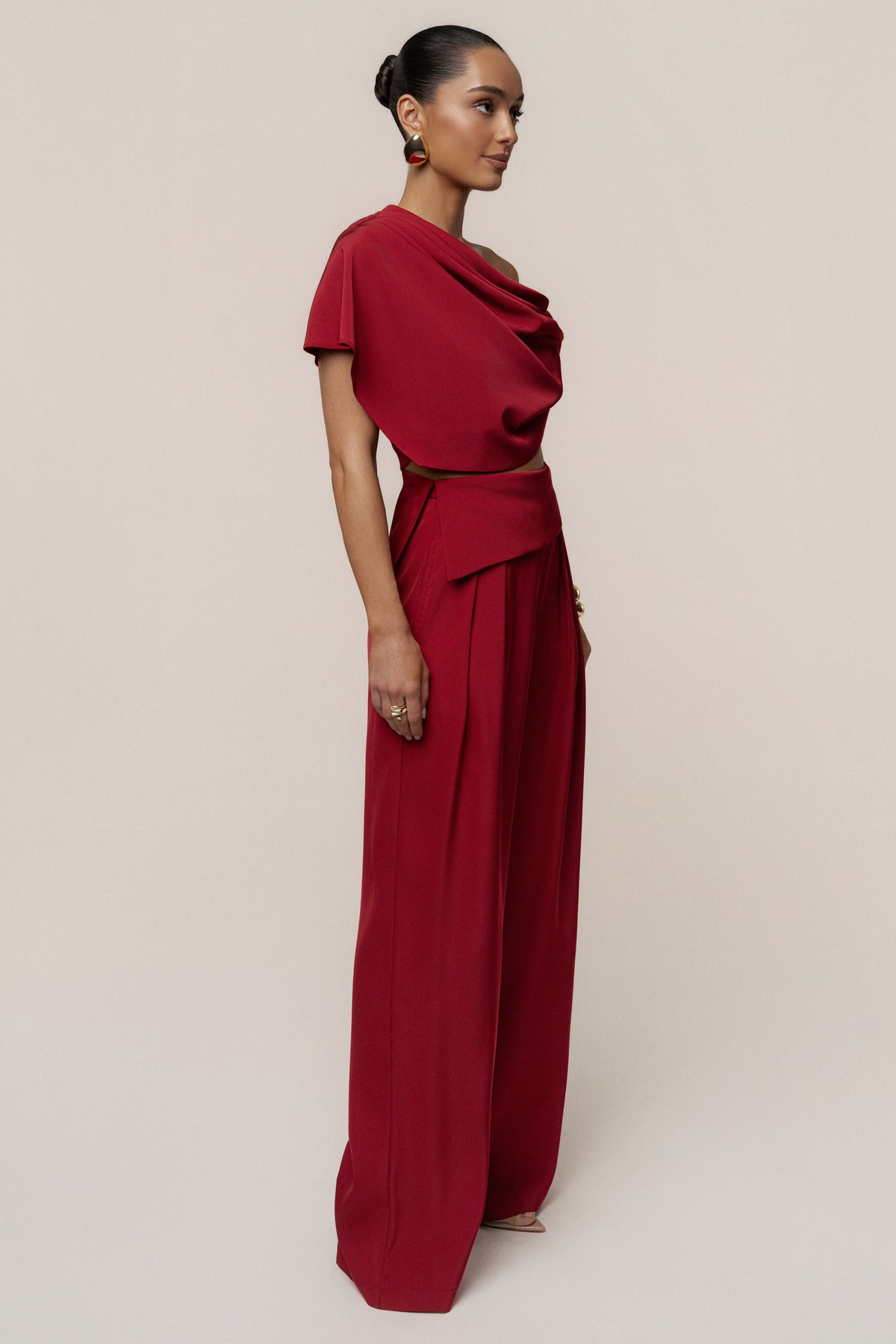Red Executive Trousers