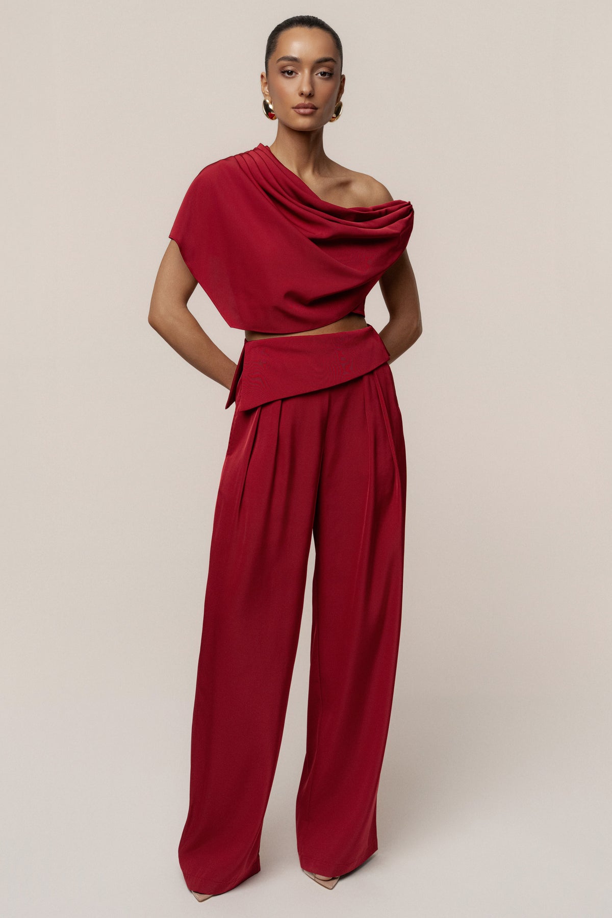 Red Executive Trousers