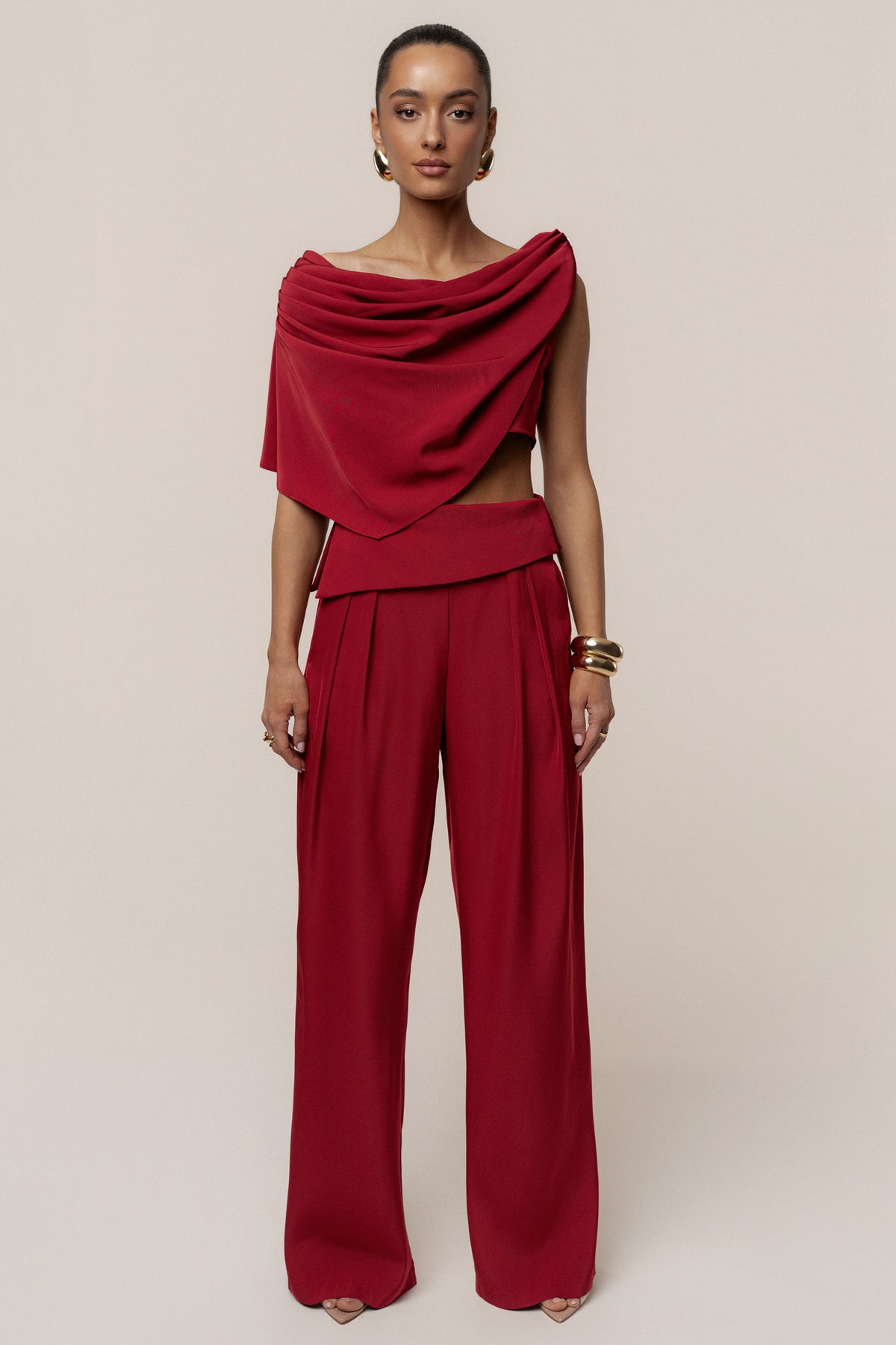 Red Executive Trousers