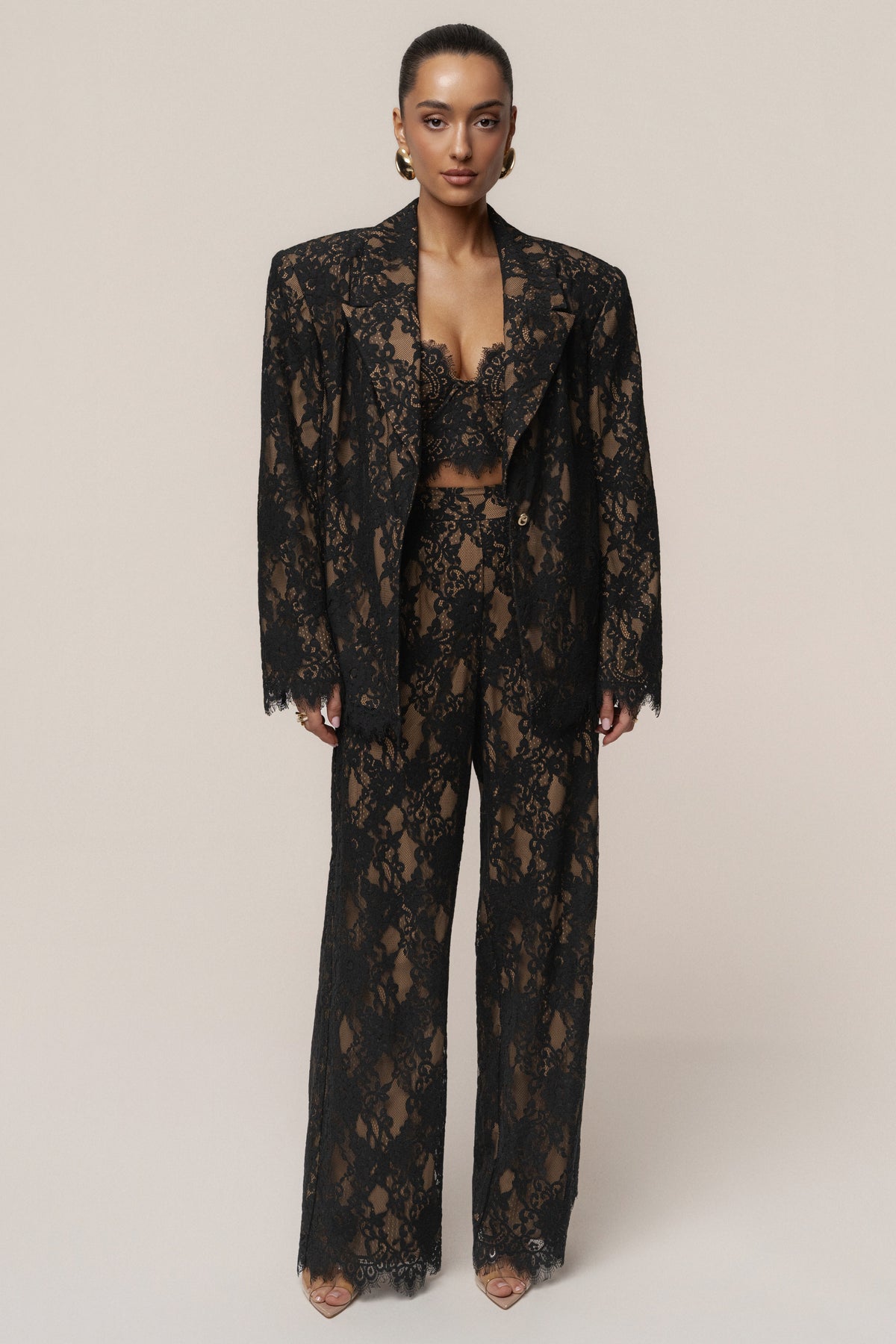 Black Forever Crush Lace Pant
