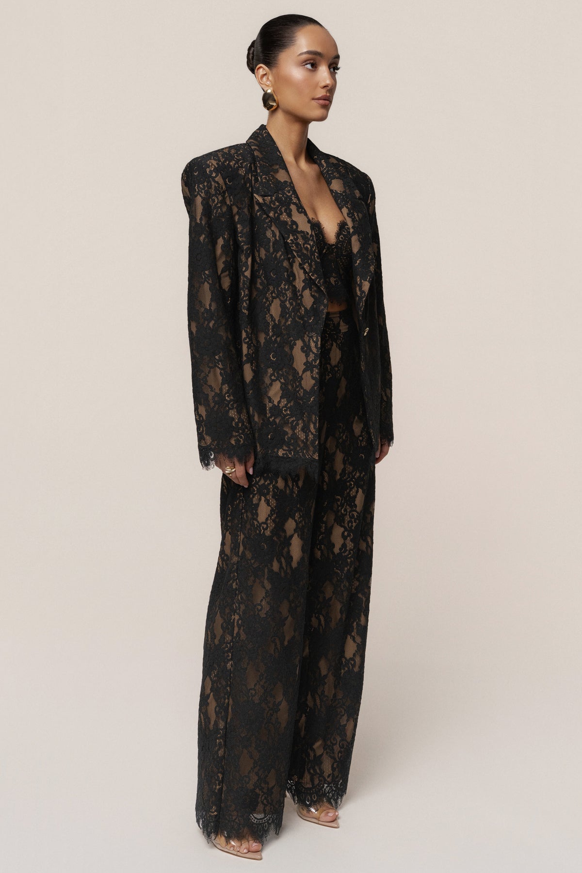 Black Forever Crush Lace Pant